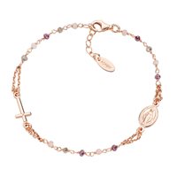 Bracciale Amen Donna Rosari in Argento Zircone BRO10RARTO3 - BRO10RARTO3